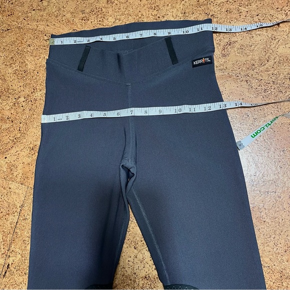 Kerrits Microcord Ribbed Knit Extended Knee Patch Bootcut Riding Pant Sz XS - Picture 11 of 14